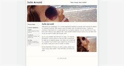 Desktop Screenshot of juliearnold.com