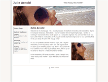 Tablet Screenshot of juliearnold.com